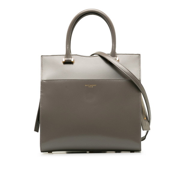 Saint Laurent Uptown Shoulder Bag 2WAY Gray - Picture 2 of 12